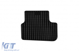 Specific rubber mats suitable for Frogum El Toro series for Mercedes A class W176 2011-2018, CLA C117 2013-2019, GLA X156 2013-2019, 4-piece set, black color-image-6230390