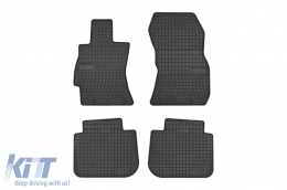 Specific rubber mats suitable for Frogum El Toro series for Subaru Forester 2013-2018, Outback 2009-2014, Legacy 2009-2014, 4-piece set, black color - ABFMS6019200