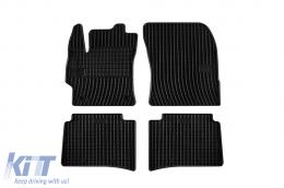 Specific rubber mats suitable for Frogum El Toro series for Toyota Corolla after 2019, Suzuki Swace after 2020, 4-piece set, black color - ABFMT6019257