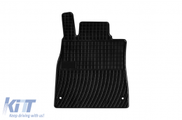 Specific rubber mats suitable for Frogum El Toro series for Mercedes S class W222 2013-2020 350 Long, 4-Matic, 4-piece set, black color-image-6230612