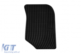 Specific rubber mats suitable for Frogum El Toro series for Opel Corsa F, Peugeot 208, Citroen DS3 Crossback after 2019, Opel Mokka after 2020, 4-piece set, black color-image-6230653