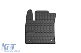 Specific rubber mats suitable for Frogum El Toro series for Toyota Prius Liftback 2015-2023, 4-piece set, black color-image-6230734