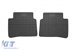 Specific rubber mats suitable for Frogum El Toro series for Toyota Prius Liftback 2015-2023, 4-piece set, black color-image-6230736