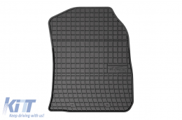 Specific rubber mats suitable for Frogum El Toro series for Opel e-Corsa after 2019, EV version, 4-piece set, black color-image-6230787