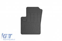 Specific rubber mats suitable for Frogum El Toro series for Fiat Panda hatchback, Panda Hybrid after 2020, 4-piece set, black color-image-6230922