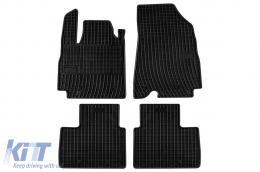 Specific rubber mats suitable for Frogum El Toro series for Renault Arkana after 2019, 4-piece set, black color-image-6230934