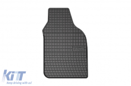 Specific rubber mats suitable for Frogum El Toro series for Fiat 500e after 2020, 4-piece set, black color-image-6231009