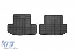 Specific rubber mats suitable for Frogum El Toro series for Ford Mustang Coupe 2014-2023, Mustang Coupe after 2023, 4-piece set, black color-image-6231015