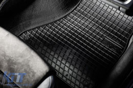 Specific rubber mats suitable for Frogum El Toro series for Ford Mustang Coupe 2014-2023, Mustang Coupe after 2023, 4-piece set, black color-image-6231017