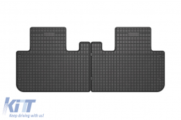 Specific rubber mats suitable for Frogum El Toro series for Tesla Model Y 2020-2025, 4-piece set, black color-image-6231024