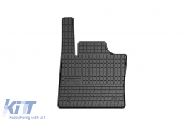 Specific rubber mats suitable for Frogum El Toro series for Volvo C40 Recharge, XC40 Recharge after 2021, 4-piece set, black color-image-6231034