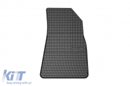 Specific rubber mats suitable for Frogum El Toro series for Volvo C40 Recharge, XC40 Recharge after 2021, 4-piece set, black color-image-6231035