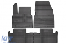 Specific rubber mats suitable for Frogum El Toro series for Renault Megane E-tech after 2022, 4-piece set, black color - ABFMR6019366