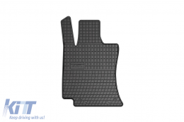 Specific rubber mats suitable for Frogum El Toro series for Mercedes E class W214 sedan, S214 wagon after 2023, 4-piece set, black color-image-6231138
