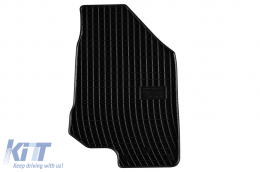 Specific rubber mats suitable for Frogum El Toro series for SsangYoung Torres EVX after 2023, 4-piece set, black color-image-6231171
