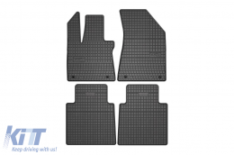 Specific rubber mats suitable for Frogum El Toro series for MG HS after 2024, 4-piece set, black color - ABFML6019393