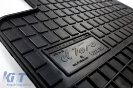 Specific rubber mats suitable for Frogum El Toro series for MG HS after 2024, 4-piece set, black color-image-6231225