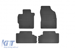 Specific rubber mats suitable for Frogum El Toro series for Toyota Auris 2007-2013, Corolla X E14, E15 2006-2013, 4-piece set, black color - ABFMT6019405