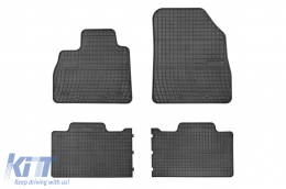 Specific rubber mats suitable for Frogum El Toro series for Renault Espace after 2015, 4-piece set, black color - ABFMR6019434