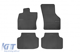 Specific rubber mats suitable for Frogum El Toro series for Skoda Octavia 2012-2019, Octavia after 2019, 4-piece set, black color - ABFMS6023843