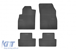 Specific rubber mats suitable for Frogum El Toro series for Opel Astra J 2009-2015, Cascada 2013-2019, Chevrolet Orlando 2010-2014, Cruze 2009-2016, 4-piece set, black color - ABFMO6023901