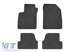 Specific rubber mats suitable for Frogum El Toro series for Opel Mokka 2012-2019, Chevrolet Trax 2013-2019, 4-piece set, black color - ABFMO6023918