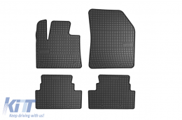 Specific rubber mats suitable for Frogum El Toro series for Opel Grandland X after 2017, 4-piece set, black color - ABFMO6023940