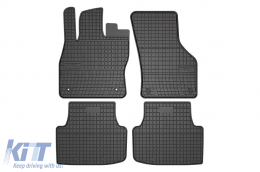 image-4-Specific rubber mats suitable for Frogum El Toro series for Seat Leon after 2020, 4-piece set, black color