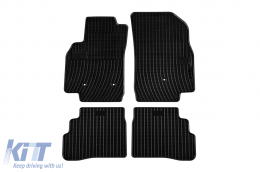 image-3-Specific rubber mats suitable for Frogum El Toro series for Opel Karl 2015-2019, Chevrolet Spark IV after 2015, 4-piece set, black color