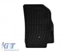 Specific rubber mats suitable for Frogum El Toro series for Opel Karl 2015-2019, Chevrolet Spark IV after 2015, 4-piece set, black color-image-6250953