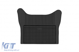 Specific rubber mats suitable for Frogum El Toro series for Iveco Daily after 2014, 3-piece set, black color-image-6250981