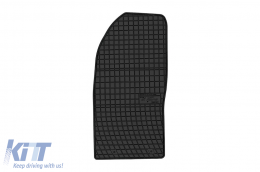 Specific rubber mats suitable for Frogum El Toro series for Iveco Daily after 2014, 3-piece set, black color-image-6250982