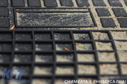 Specific rubber mats suitable for Frogum El Toro series for Iveco Daily after 2014, 3-piece set, black color-image-6250984