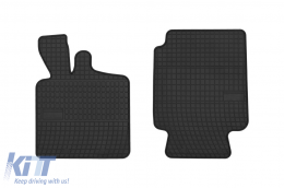 image-18-Specific rubber mats suitable for Frogum El Toro series for Smart Fortwo 1998-2007, 2-piece set, black color