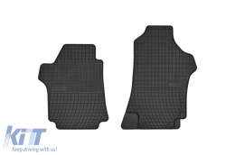 image-5-Specific rubber mats suitable for Frogum El Toro series for Hyundai H-1, H-1 Travel, H-1 Cargo after 2008, 2-piece set, black color