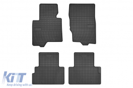 Specific rubber mats suitable for Frogum El Toro series for Infiniti QX70 2008-2017, 4-piece set, black color - ABFMN6025307