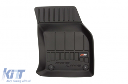 Specific rubber mats suitable for Frogum Seat Tarraco after 2018, Skoda Kodiaq after 2016, 4-piece set, black color, with 24-month warranty-image-6220841