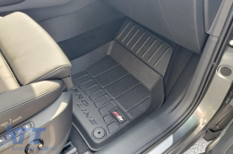 Specific rubber mats suitable for Frogum Seat Tarraco after 2018, Skoda Kodiaq after 2016, 4-piece set, black color, with 24-month warranty-image-6220844