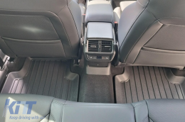 Specific rubber mats suitable for Frogum Seat Tarraco after 2018, Skoda Kodiaq after 2016, 4-piece set, black color, with 24-month warranty-image-6220846