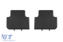 Specific rubber mats suitable for Geyer & Hosaja Seat Leon, Volkswagen Golf VIII eTSI MHeV, Skoda Octavia e-Tec MHeV wagon after 2020, 4-piece set, black color-image-6229752