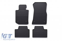 image-30-Specific rubber mats suitable for Geyer & Hosaja for BMW 3 G20, G21 after 2019, 4-piece set, black color
