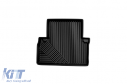 Specific rubber mats suitable for Honda Accord 2008-2015, 4-piece set, black color-image-6226638