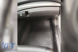 Specific rubber mats suitable for Honda Civic IX sedan 2012-2016, 4-piece set, black color from Frogum El Toro series-image-6230424