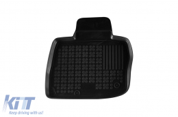 Specific rubber mats suitable for Honda Civic 2006-2011, 3-5 doors, 4-piece set, black color-image-6214488