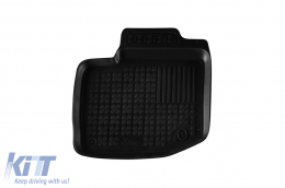 Specific rubber mats suitable for Honda Civic hatchback 2012-2017, wagon 2013-2017, 4-piece set, black color-image-6214570