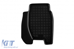 Specific rubber mats suitable for Honda Civic hatchback 2012-2017, wagon 2013-2017, 4-piece set, black color-image-6214572