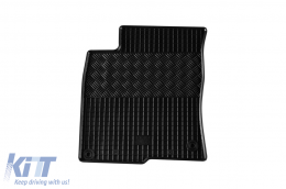Specific rubber mats suitable for Honda Civic after 2017, 4-piece set, black color-image-6228960