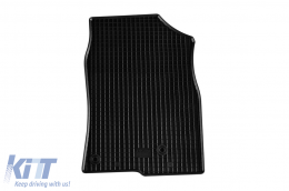 Specific rubber mats suitable for Honda Civic after 2017, 4-piece set, black color-image-6228961