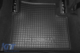 Specific rubber mats suitable for Honda Civic after 2017, 4-piece set, black color-image-6228965