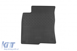 Specific rubber mats suitable for Honda Civic after 2022, 4-piece set, black color-image-6229320